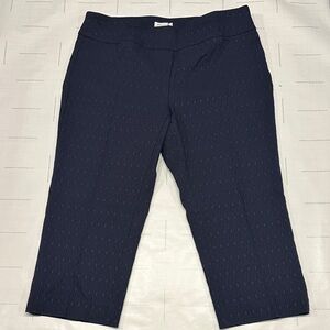 Charter Club Dark Blue Cambridge Slim Pants